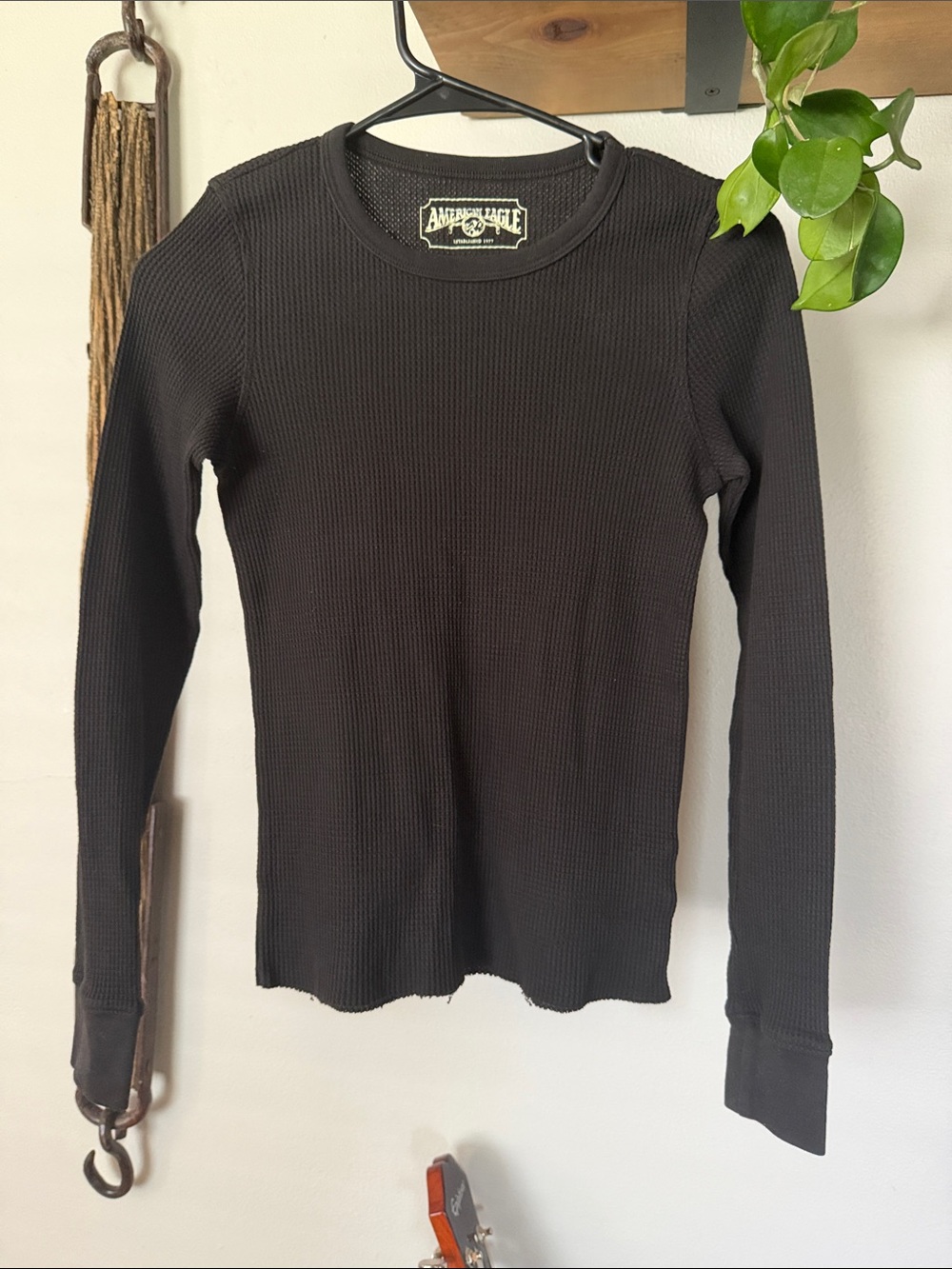American Eagle waffle knit top size xsmall
